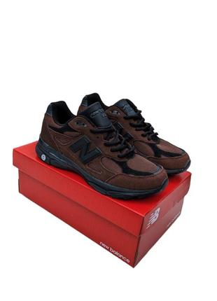 Чоловічі кросівки new balance 990 коричневі