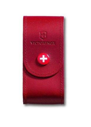Чохол для ножів шкіряний victorinox на кнопці 5-8 шарів 84-91мм (4.0521.1)
