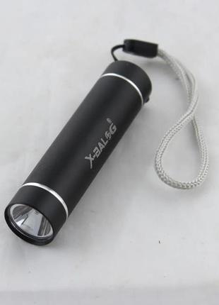 Ручной фонарь тактический x-balog bl517xpe, карманный, 3 режима, аккумуляторный, влагозащищённый3 фото