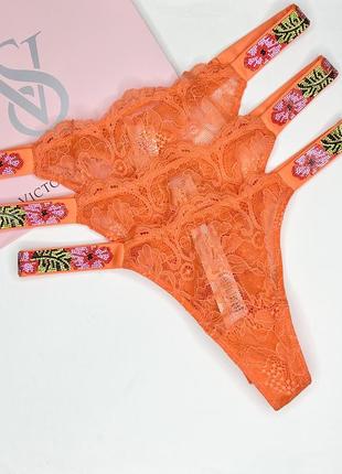 Шикарные стринги со стразами от victoria’s secret