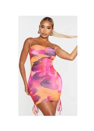 Актуальне плаття міні, сукня по фігурі, яскраве, стильне, модне, трендове