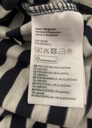 Сукня чорно сіре у смужку бавовняне h&m4 фото