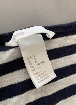 Сукня чорно сіре у смужку бавовняне h&m3 фото