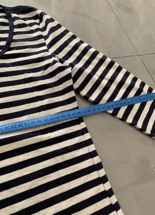Сукня чорно сіре у смужку бавовняне h&m6 фото