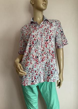 Фірмова бавовняна рубашка/ l/ brend eterna