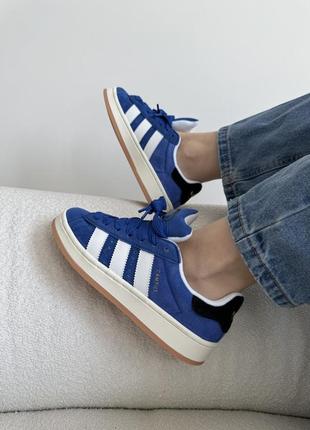 Адідас кампус сині adidas campus 00s blue/white