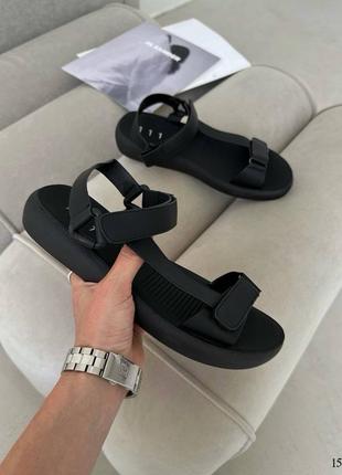 Босоножки сандалии из эко кожи на липучках