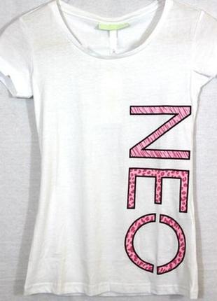 Хлопковая белая футболка спортивный топ для тренировок оригинал от adidas