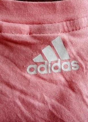 Хлопковая футболка топ блузка большой размер оригинал отadidas4 фото