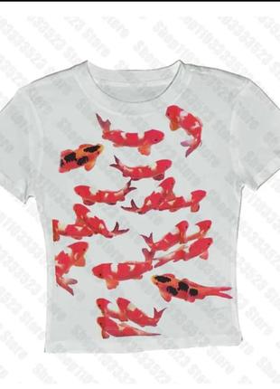 Футболка с рыбками