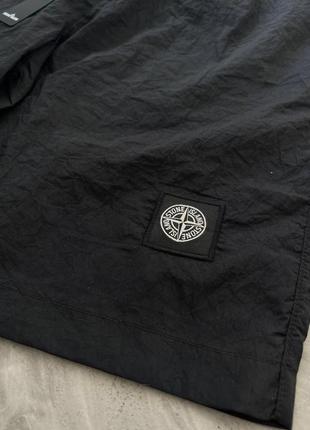 Шорти stone island black5 фото