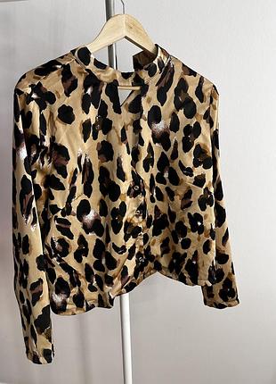 Леопардовая блуза 6