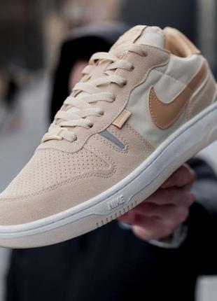 Кросівки nike squash-type beige2 фото