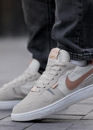 Кросівки nike squash-type beige5 фото