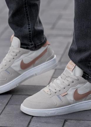 Кросівки nike squash-type beige1 фото