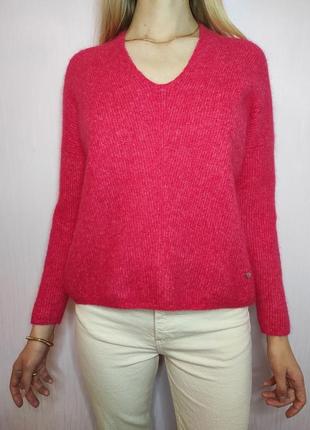 Mos mosh светр джемпер альпака мохер свитер розовый