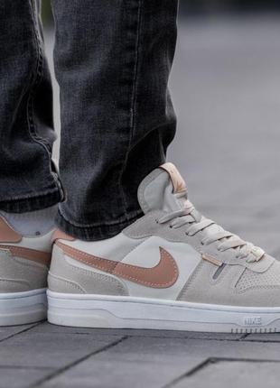 Кросівки nike squash-type beige6 фото