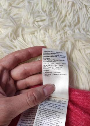 Mos mosh светр джемпер альпака мохер свитер розовый