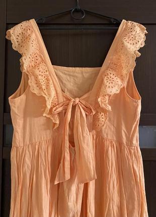 Котонова сукня сарафан6 фото