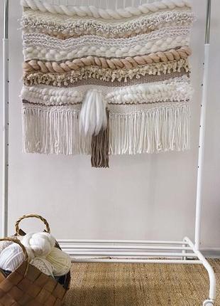 Макраме панно. гобелен макраме. декор на стену. бохо. хэнд мейд