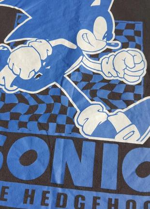 Стильна крута футболка sonic соник в пості 2 речі для модного хлопця8 фото