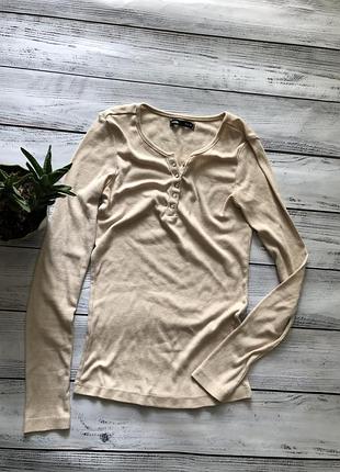 Базова кофта реглан в рубчик лонгслів