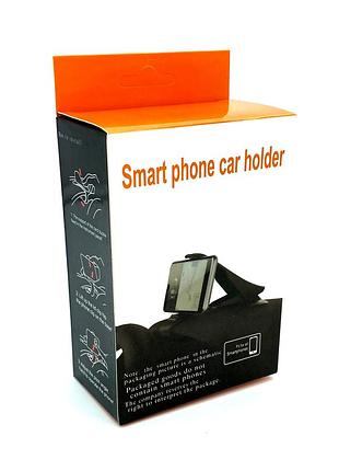 Автомобільний тримач для телефону - затискач cm320 (прищіпка для телефону)3 фото