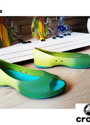 Crocs. крокси крокс сліпони тапочки човники мокасини балетки новий стан