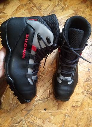 Лыжные горнолыжные ботинки ботинки salomon