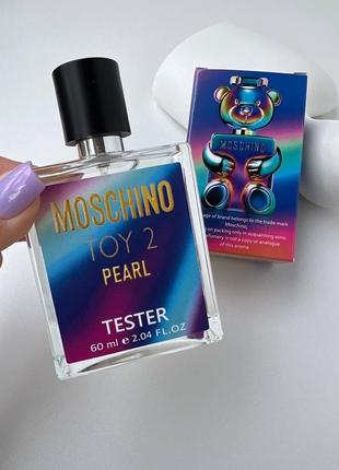 Жіночий тестер premium moschino toy 2 pearl 60 мл1 фото