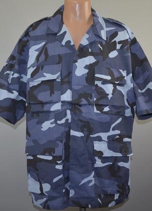 Китель bdu sky blue camo (54\xxl) в идеале.европа. короткий рукав