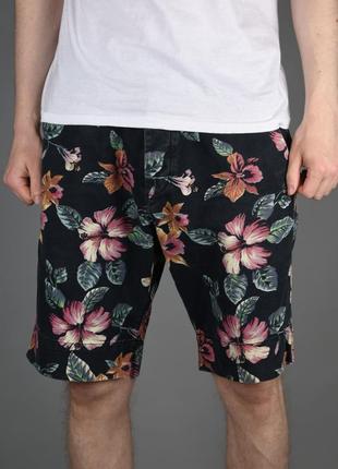 Burton menswear чоловічі шорти з квітами розмір 34 l