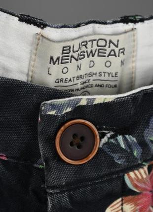 Burton menswear мужские шорты с цветами размер 34 l6 фото