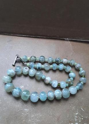 Шикарне дизайнерське намисту з преніту7 фото