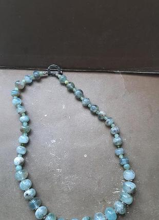 Шикарне дизайнерське намисту з преніту8 фото