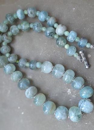 Шикарне дизайнерське намисту з преніту4 фото