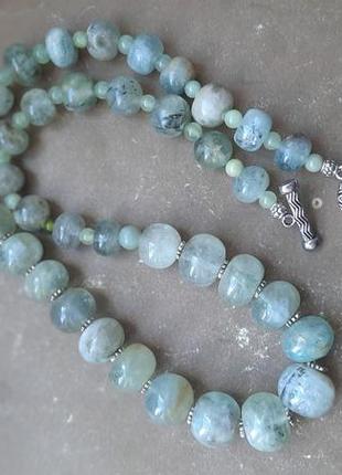 Шикарне дизайнерське намисту з преніту10 фото