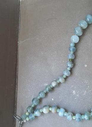 Шикарне дизайнерське намисту з преніту2 фото