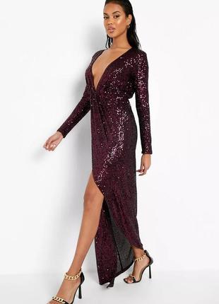 Отличное нарядное платье boohoo