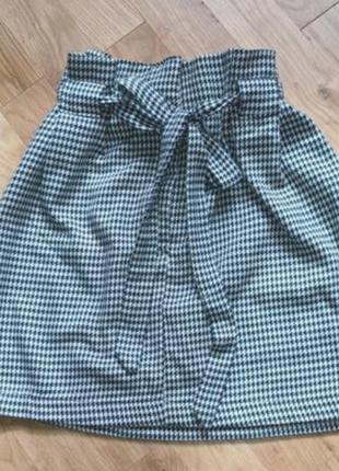 Спідниця в гусячу лапку