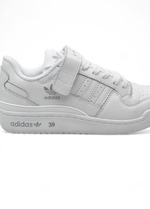 Жіночі кросівки adidas forum 84 white білі7 фото