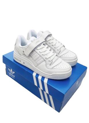 Жіночі кросівки adidas forum 84 white білі