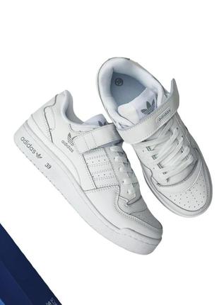 Жіночі кросівки adidas forum 84 white білі8 фото