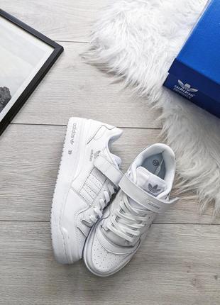 Жіночі кросівки adidas forum 84 white білі4 фото