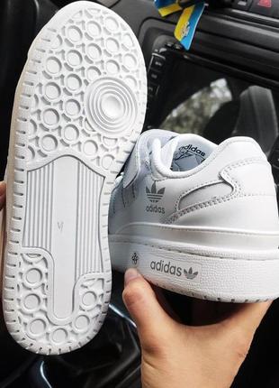 Жіночі кросівки adidas forum 84 white білі10 фото