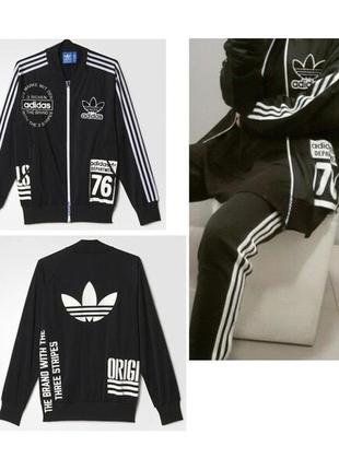 Adidas zip track top раритетная кофта на замке много лого3 фото