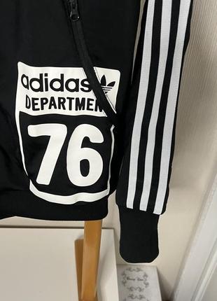 Adidas zip track top раритетная кофта на замке много лого6 фото