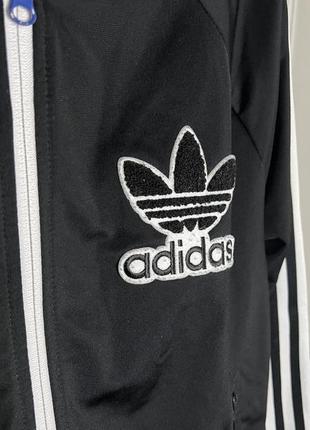 Adidas zip track top раритетная кофта на замке много лого8 фото