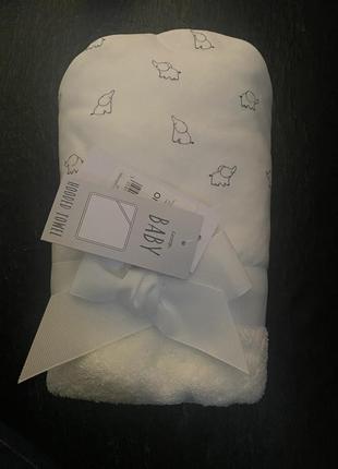 Новое детское полотенце george  уголок с капюшоном1 фото