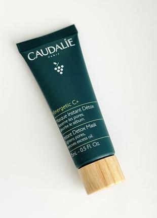 Маска для очищення пор caudalie pore minimizing instant detox mask, 15 ml